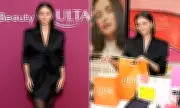 Selena Gomez Launches Rare Beauty at Ulta in Chic Black Blazer Dress