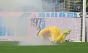 Serie A Match Halted After Goalkeeper Struck by Firework