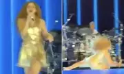 Shakira Takes Tumble During El Salvador Concert But Bounces Back Professionally