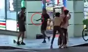 Shocking Hammer Attack on Korean Men in Sydney CBD Caught on Video
