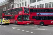 Six Hospitalised After Two Double-Decker Buses Collide in Central London