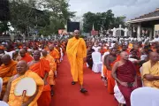 Sri Lankan Buddhist Monks Rally in Colombo Demanding Greater Political Influence