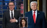 Stephen Colbert Mocks Trump's SOTU Ratings and Compares Kristi Noem to Camel