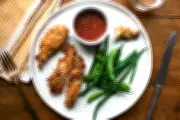 Super Bowl Snack Perfection: Crispy Panko Chicken Strips with Tangy Sauce
