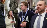 Team USA Hockey Champions Visit Trump at White House Ahead of State of the Union