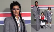 Teyana Taylor and Daughters Steal Show in Matching Thom Browne at GQ Bowl 2026