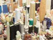 Trucker's 23-Year Project: A Miniature New York City Built from Wood and Cardboard
