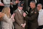 Trump Presents Purple Heart to Guard Members Shot in Washington Ambush