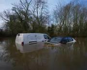 UK Flooding Crisis: Vehicles Abandoned as Rain Persists for 40 Days