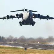 USAF C-17 Declares Mid-Air Emergency, Dumps Fuel Over German Countryside