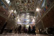 Vatican Restorers Remove Salty Film from Michelangelo's Last Judgment Fresco