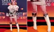 Wet Leg's Rhian Teasdale Stuns with Bloodied Knees at BRIT Awards in Manchester
