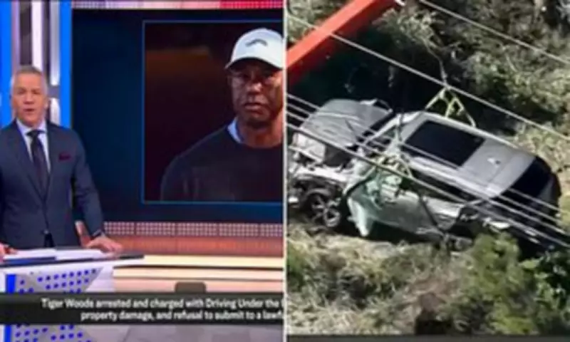 NBC Slammed for Airing Wrong Tiger Woods Crash Footage During Arrest Report