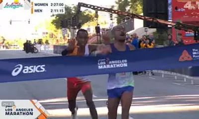 American Teacher's Dramatic Last-Second Victory in LA Marathon Stuns Crowds
