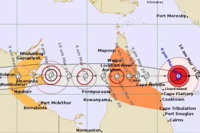 Australia's Queensland Faces Unprecedented Category 5 Cyclone Narelle Threat