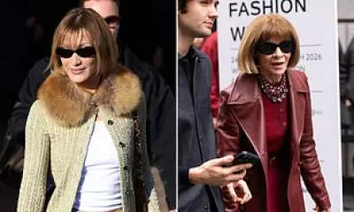 Bella Hadid Channels Anna Wintour with Pageboy Bob at Paris Fashion Week