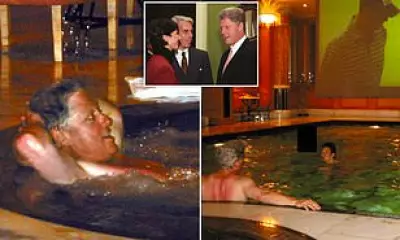 Bill Clinton Hot Tub Photo from Epstein Files Revealed as 2002 Brunei Trip Image