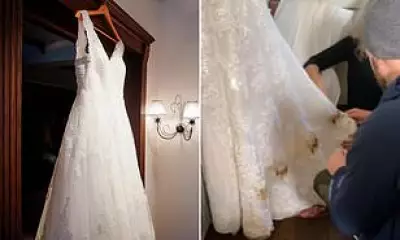Bride's Wedding Dress Ruined by Heater Hours Before Ceremony