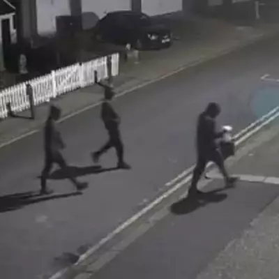 CCTV Captures Masked Trio Setting Fire to Jewish Ambulances in London