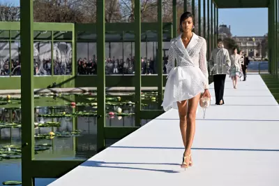 Dior's AW26 Show Blooms with Peplums and Waterlily Florals in Paris