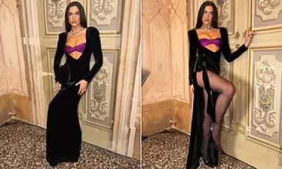 Dua Lipa Stuns in Plunging Bvlgari Gown at Lavish Italian Event