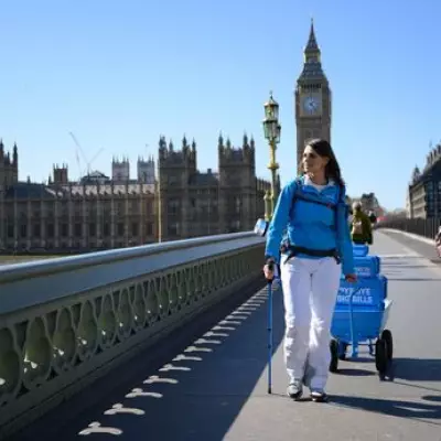 Ellie Taylor's London Trek Protests Soaring Mobile Bills with Lebara