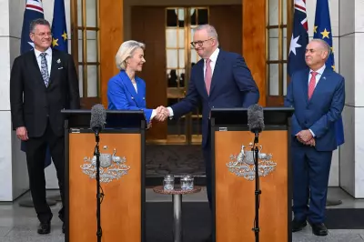 EU and Australia Seal £5.2bn Trade Deal After Eight-Year Negotiations