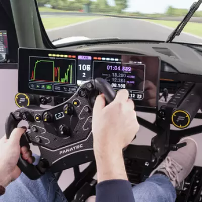 Fanatec Launches Official Xeneon Edge Mounting Bracket for Sim Racing Dash