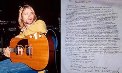 Forensic Experts Challenge Authenticity of Kurt Cobain's Suicide Note