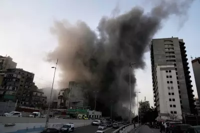 Israeli Strikes Hit Central Beirut District, Targeting Hezbollah Sites