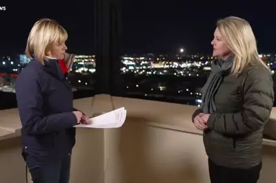 ITV News Broadcast from Iraq Interrupted by Intercepted Rocket in Sky