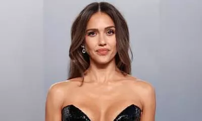 Jessica Alba Stuns at Vanity Fair Oscar Party in Glamorous Gown