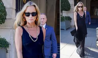 Kate Moss Declares 'Don't Touch Me' at Paris Fashion Week Amid Stylish Outing