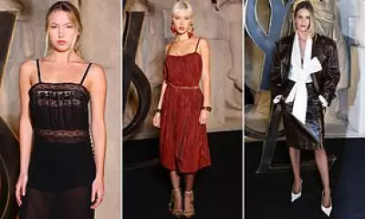 Lila Moss Stuns Braless at Saint Laurent Show as Paris Fashion Week Heats Up