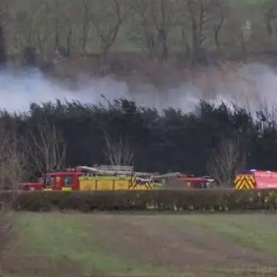 Major Fire Engulfs Gunthorpe Village: Residents Urged to Avoid Area