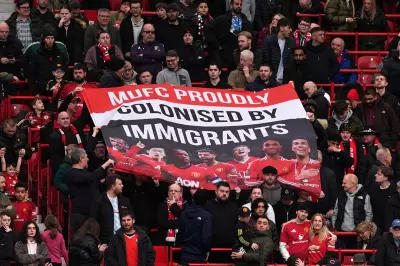 Manchester United Fans Display 'Proudly Colonised by Immigrants' Banner