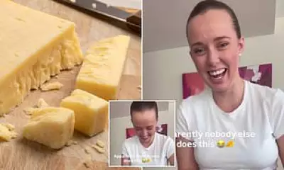 Marathon Runner's Cheese Slicing Hack Goes Viral with 1.5 Million Views