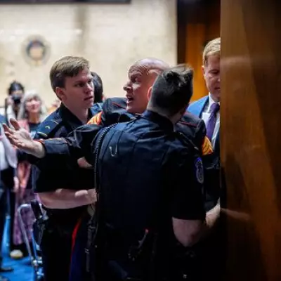 Marine Veteran's Arm Broken in Capitol Clash During Iran War Protest