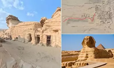 New Footage Reveals Over 100 Shafts at Giza, Fueling Second Sphinx Debate