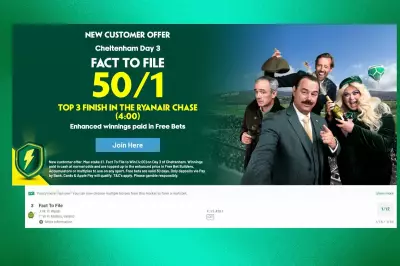 Paddy Power's 50/1 Cheltenham Betting Offer for Fact To File in Ryanair Chase