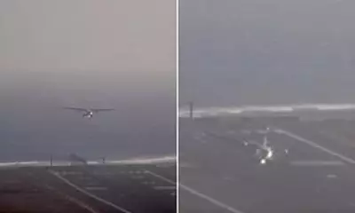 Pilot Aborts Landing in Gale-Force Winds on Spanish Holiday Island