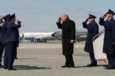 President Trump Attends Dignified Transfer for Six US Troops Killed in Iraq Crash