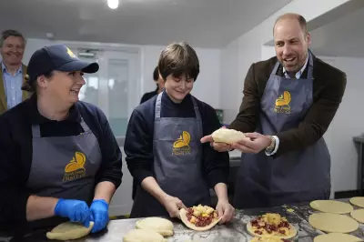 Prince William Tries Pasty Making on St Piran's Day Visit to Storm-Hit Cornwall