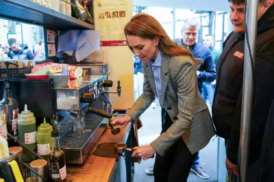 Princess Kate Masters Barista Skills During Surprise Borough Market Visit with William