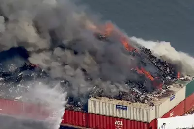 Scrap Metal Barge Engulfed in Major Fire on Delaware Bay, Investigation Underway