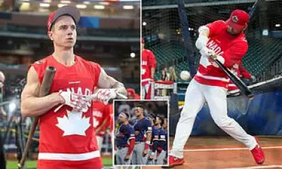 Team Canada's Baseball Stars Spark Social Media Frenzy in Hockey Jerseys