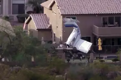 Three Injured as Small Plane Crashes into Phoenix Backyard Homes