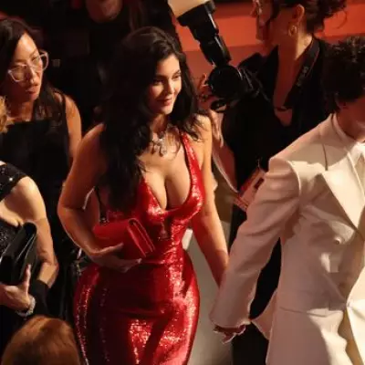 Timothee Chalamet and Kylie Jenner Walk Out of Oscars After Mockery