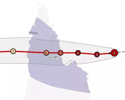 Tropical Cyclone Narelle Approaches Queensland with Destructive 225km/h Winds