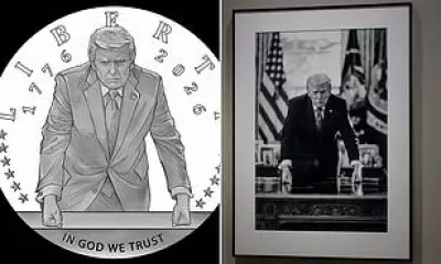 Trump's Golden Coin Sparks Controversy Ahead of US 250th Anniversary